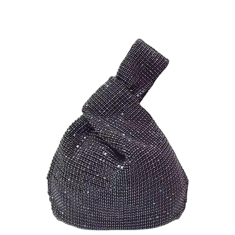 Borsa a mano in Strass