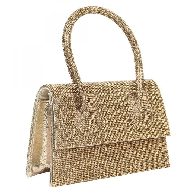 Borsa a mano in Strass